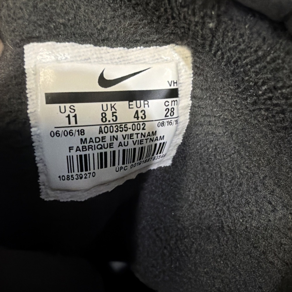 Nike Tanjun High Rise Boot Black AO0355-002 Womens 11 - Picture 5 of 14